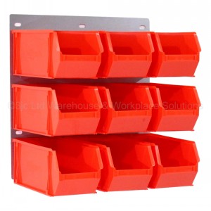 Probin Size 08 Plastic Parts Bins & Wall Panel Set 01